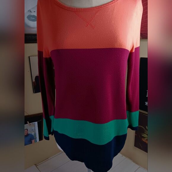 Jcrew long sleeve blouse Mulitcolor Sz Small (women) - Picture 6 of 9